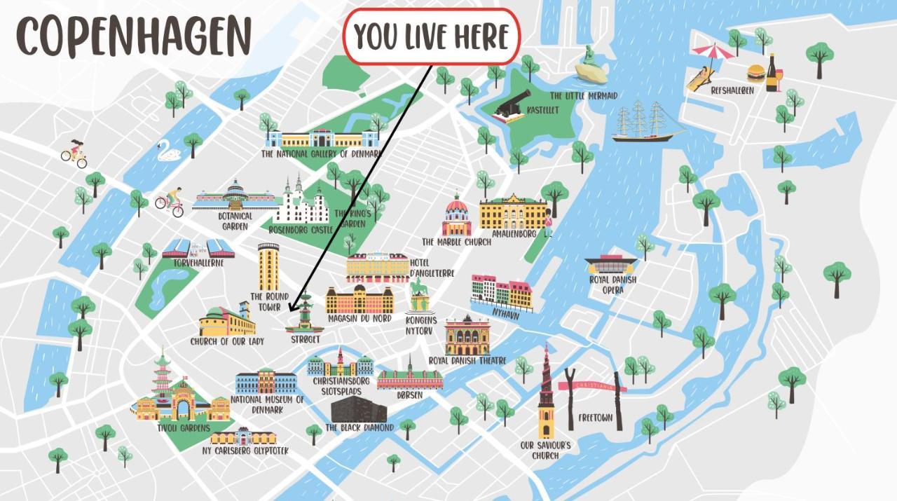 220Sqm Designer Apt - Copenhagen City Center - Private Balcony מראה חיצוני תמונה